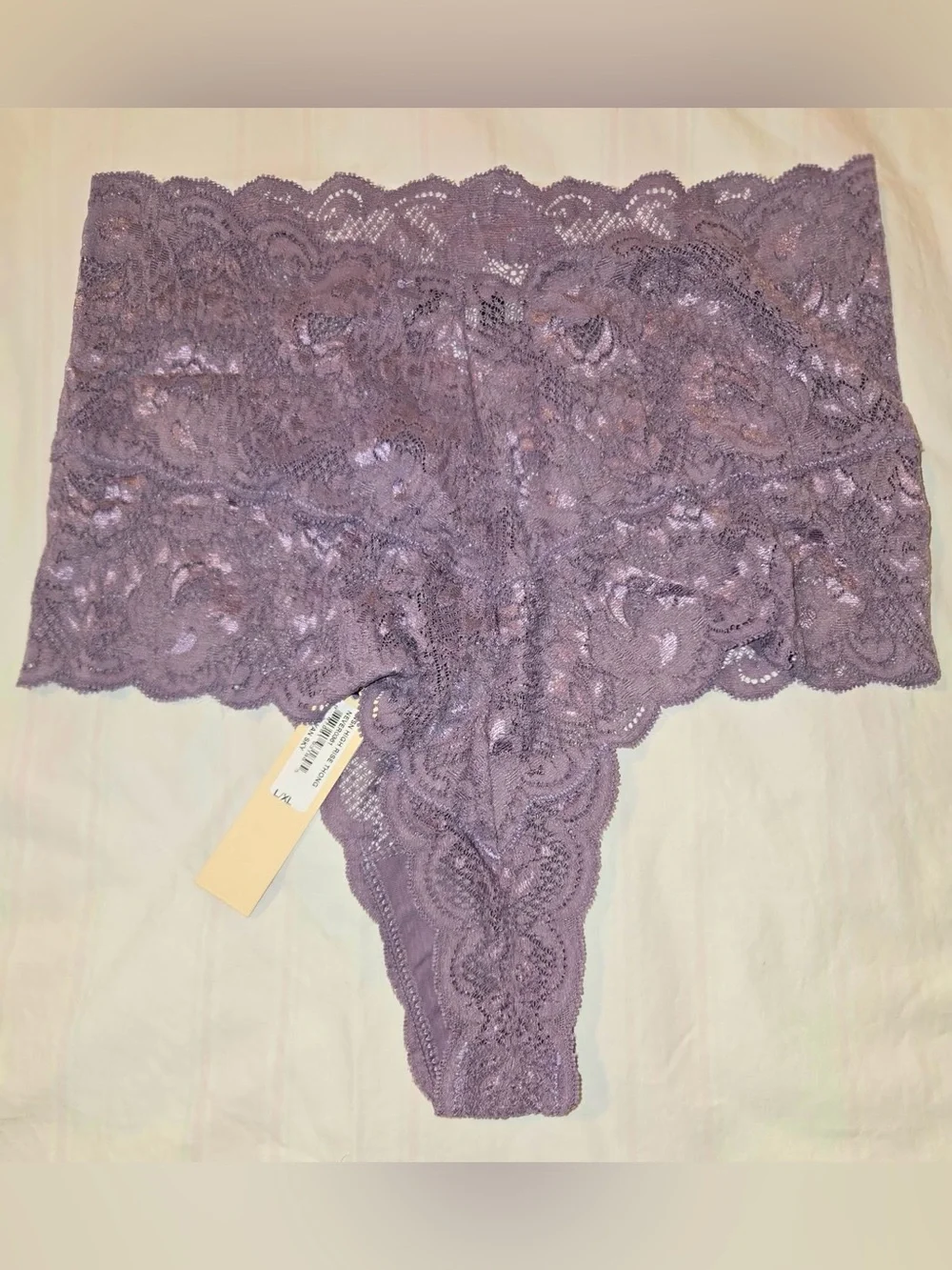 Cosabella NSN Curvy Racie Racerback Bralette & Thong L/XL in Himalayan Sky